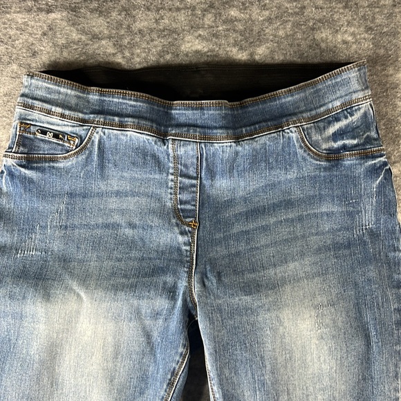 Coco + Carmen Jeans OMG Skinny Leg High Rise Stretch Denim Large 12-14 - Picture 13 of 16